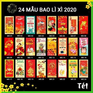 Bao lì xì đủ loại độc đẹp Giang Doraemon Đồng Tháp