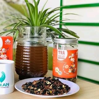 trà gạo lứt xạ đen đậu đen