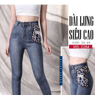 Quần jean nữ lưng cao