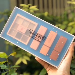 Set son hold live 3 cây kèm màu mắt 9 ô hàng cao cấp