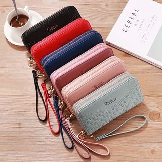 Ví cầm tay nữ da PU ngang cao cấp