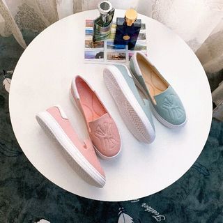 Giày bata nữ da microfiber phom chuẩn