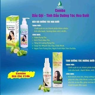 Combor dầu gội và tinh dầu trị rụng tóc