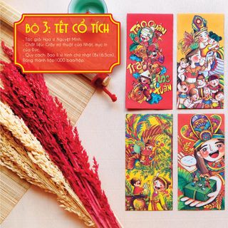 Bao Lì Xì 2020 - xưởng in bao lì xì tphcm - Chủ đề Tết Cổ Tích