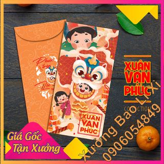 Bao Lì Xì 2020 - xưởng in bao lì xì tphcm - Chủ đề Xuân Vạn Phúc giá bán buôn