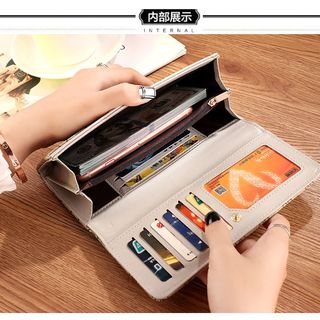 Ví Cầm Tay Nữ Dáng Dài năm cánh hoa