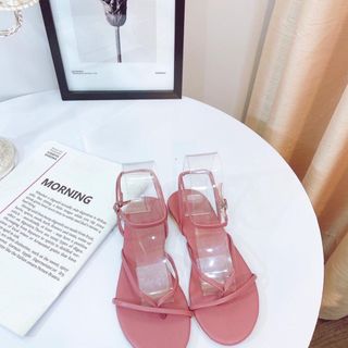 Giày sandal pink cute