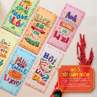 Bao Lì Xì 2020 - xưởng in bao lì xì tphcm - Chủ đề Tết Châm Ngôn giá sỉ​ giá bán buôn