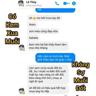 kem xua muỗi Baby love skin
