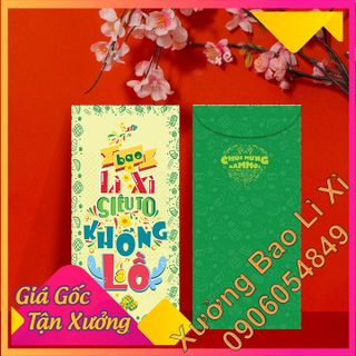 Bao Lì Xì 2020 - xưởng in bao lì xì tphcm - Chủ đề Tết Châm Ngôn giá sỉ​ giá bán buôn