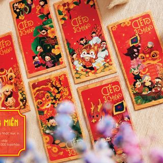 Bao Lì Xì 2020 - xưởng in bao lì xì tphcm - Chủ đề Tết 3 Miền giá sỉ​ giá bán buôn