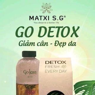 trà thảo mộc giảm cân Godetox tặng trà hoa detox