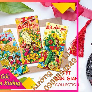 Bao Lì Xì 2020 - xưởng in bao lì xì tphcm - Chủ đề Tết Cổ Tích giá sỉ​ giá bán buôn