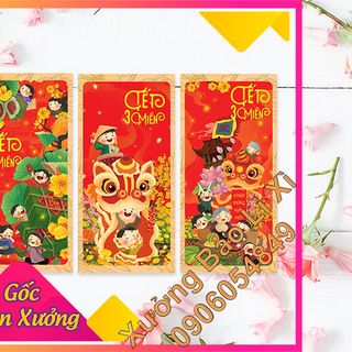 Bao Lì Xì 2020 - xưởng in bao lì xì tphcm - Chủ đề Tết 3 Miền giá sỉ​ giá bán buôn