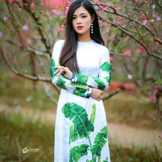 áo dài truyền thống kèm quần