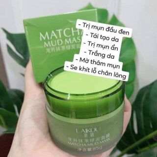 Mặt Nạ Bùn trà xanh LAIKOU MATCHA