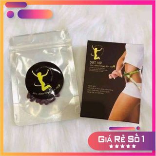 Giảm Cân DIET VIP hộp 10 viên giảm 3 ký giá sỉ