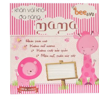 Khăn Đa năng MaMa 180 tờ