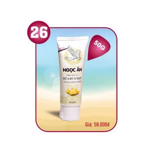 SỮA RỬA MẶT NGỌC ÂN TRẮNG SÁNG DA GIỮ ẨM NGỪA MỤN