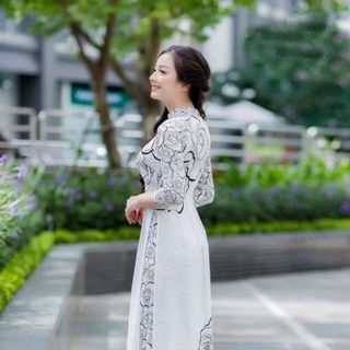 set áo dài in