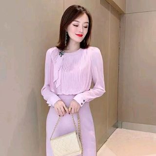 Đầm thiết kế phối