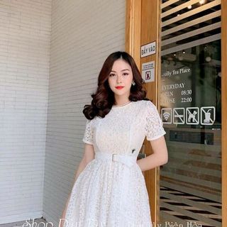 ĐẦM REN TRẮNG XÒE