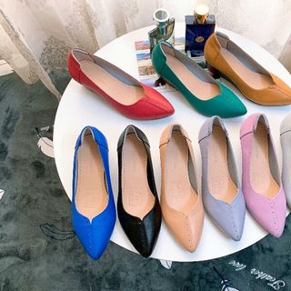 Giày Búp bê xuồng da 5p ôm chân phom chuẩn