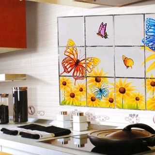 MIẾNG DÁN CÁCH NHIỆT NHÀ BẾP CHỐNG DẦU MỠ 75cm x 45CM