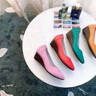 Giày Búp bê xuồng da 5p ôm chân phom chuẩn