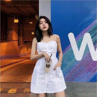 ĐẦM TRẮNG 2D HỞ LƯNG