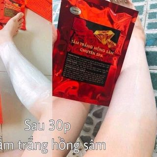 COMBO 50 GÓI TẮM TRẮNG HỒNG SÂM CHUYÊN SPA
