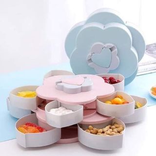 Khay đựng bánh kẹo 2 tầng ngày tết giá sỉ siêu rẻ tại tphcm