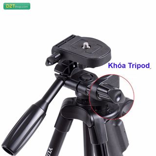 CHÍNH HÃNG Tripod Chụp Ảnh Cao Cấp YUNTENG 5208 Dành Cho Máy Ảnh DSLR Điện Thoại Action Camera
