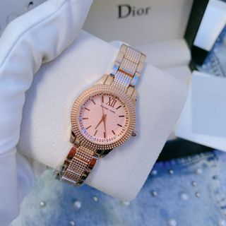 Đồng hồ lắc si hồng mặt hồng