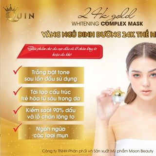 mỹ phẩm quin - mặt nạ 24k quin giá sỉ