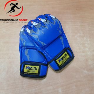 Găng tay đấm boxing hở ngón MMA Wolon
