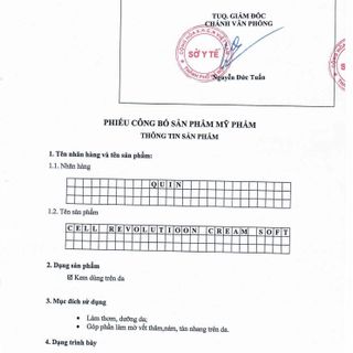 mỹ phẩm quin - kem nám quin