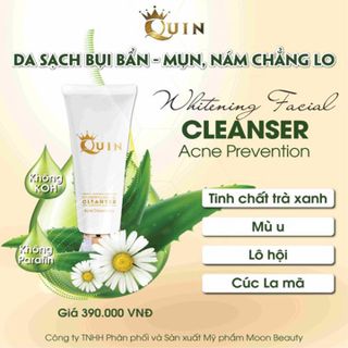 mỹ phẩm quin - sữa rửa mặt quin