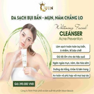 mỹ phẩm quin - sữa rửa mặt quin