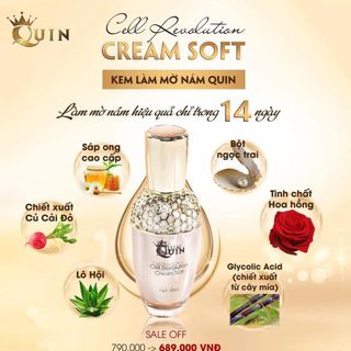 mỹ phẩm quin - kem nám quin