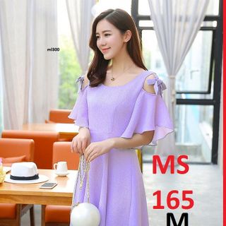 ĐẦM XÒE CỘT NƠ VAI MS 165 Hàng đồng giá 100k giá sỉ