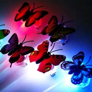 tép tóc bướm có đèn sẵn pin lun giá sỉ