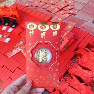 Bao lì xì chuột vàng
