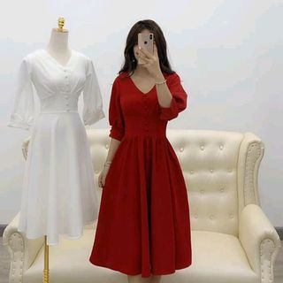 đầm thiết kế thun xòe