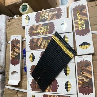 Đũa hợp kim mạ vàng 10 đôi Korea 31k