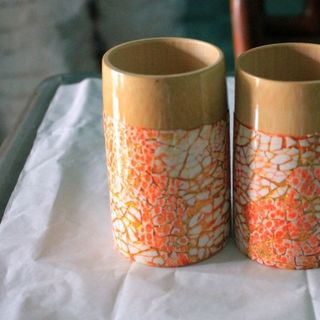 Cốc tre khảm trứng nghệ thuât- Quà tặng ý nghĩa dịp lễ tết- bảo vệ sức khỏe và bảo vệ môi trường
