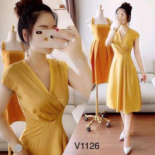 đầm thiết kế dáng xòe