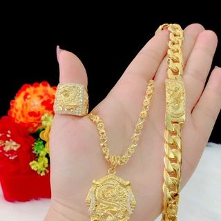 TRANG SỨC NAM MẠ VÀNG 24K giá sỉ