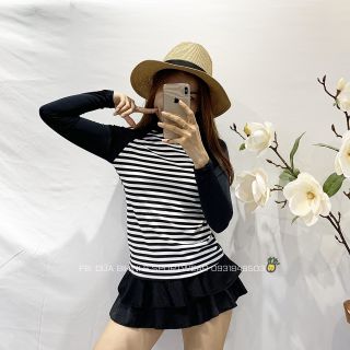 Bikini 2 mảnh tay dài tập bơi giá sỉ