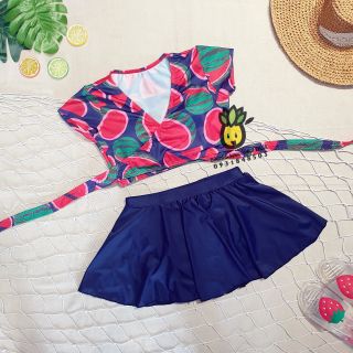 Bikini đồ bơi tay ngắn váy xòe kín đáo